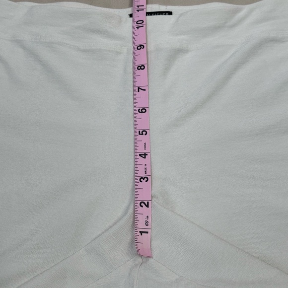 Eileen Fisher Woman Plus Size 1X Washable Stretch Crepe Pants Slim Ankle in Bone - Picture 12 of 15